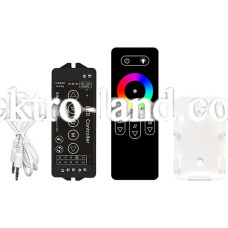RGB LED Контроллер RF Music 18А DC12-24V Радио - Сенсорный 8 кнопок 